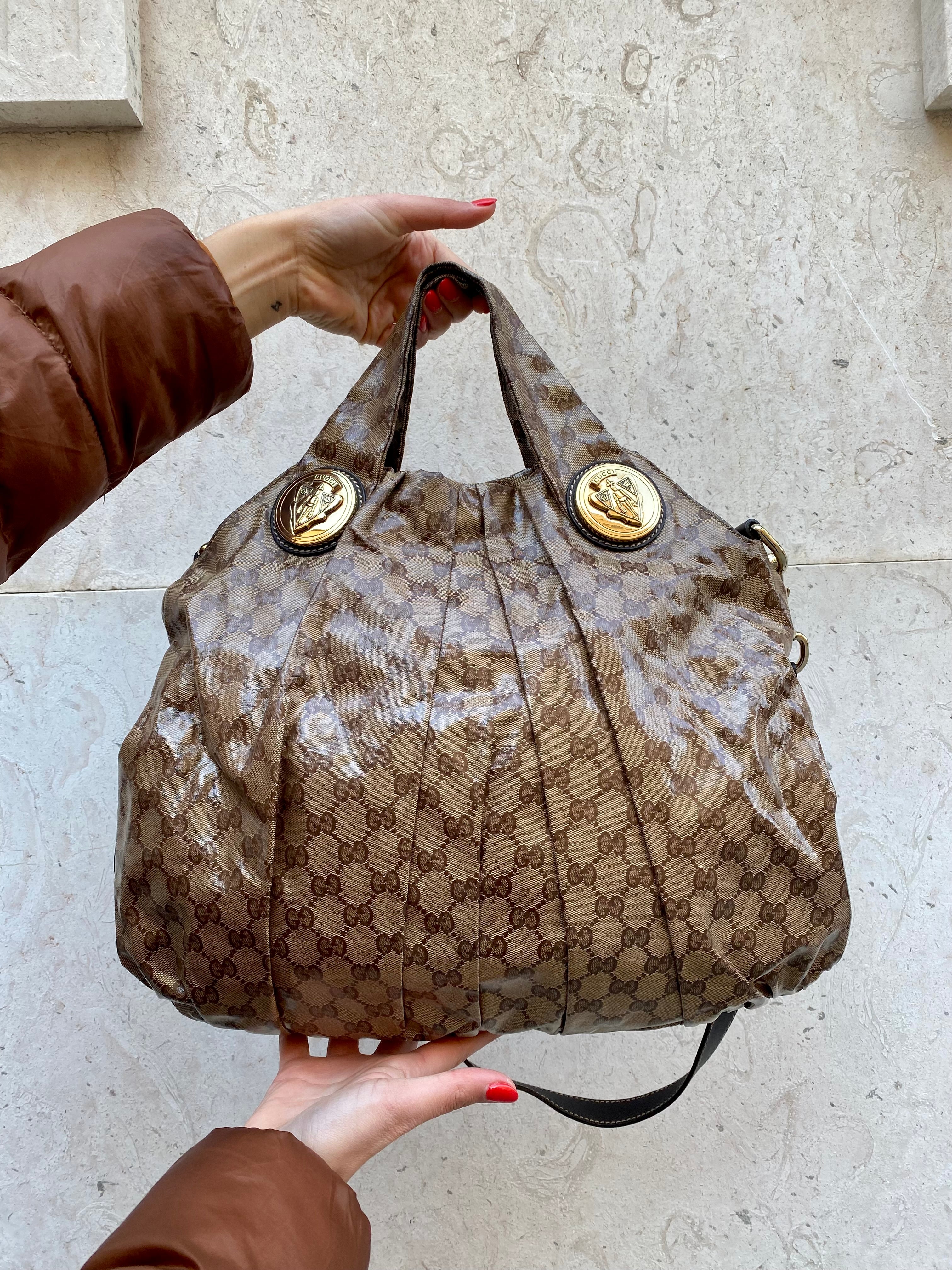 Gucci Hysteria GG Crystal Bag with Shoulder Strap