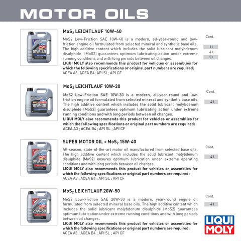 Mos2-motoroils