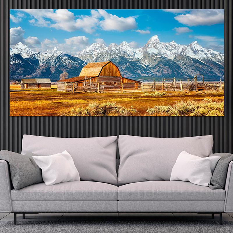 Rustic Barn Wall Art Canvas Print