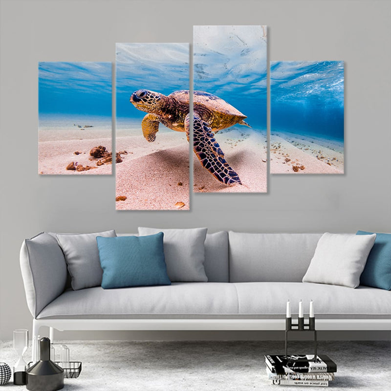 Sea Turtle Wall Art | Sea Turtle Artwork | by Stunning Canvas Prints