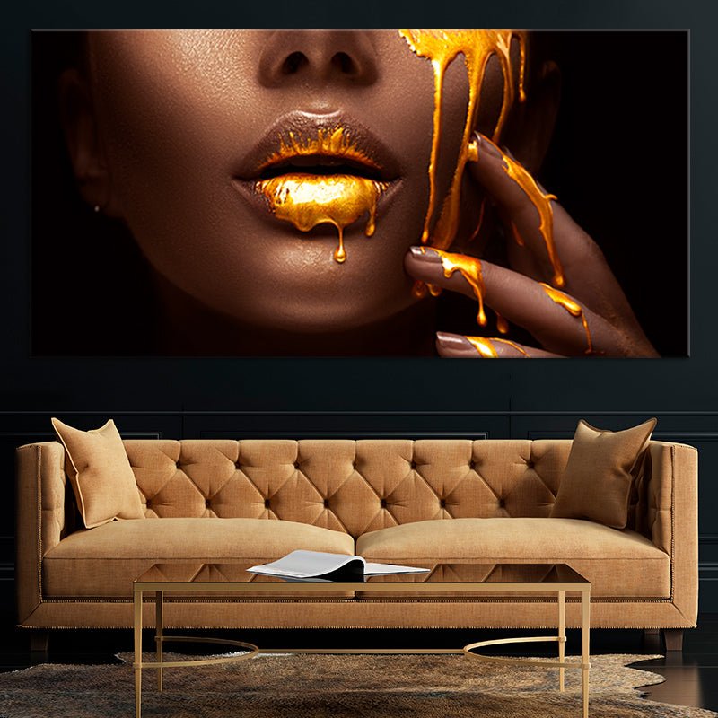 Louis Vuitton Lip Drip Canvas - BlissfulJess - Paintings & Prints