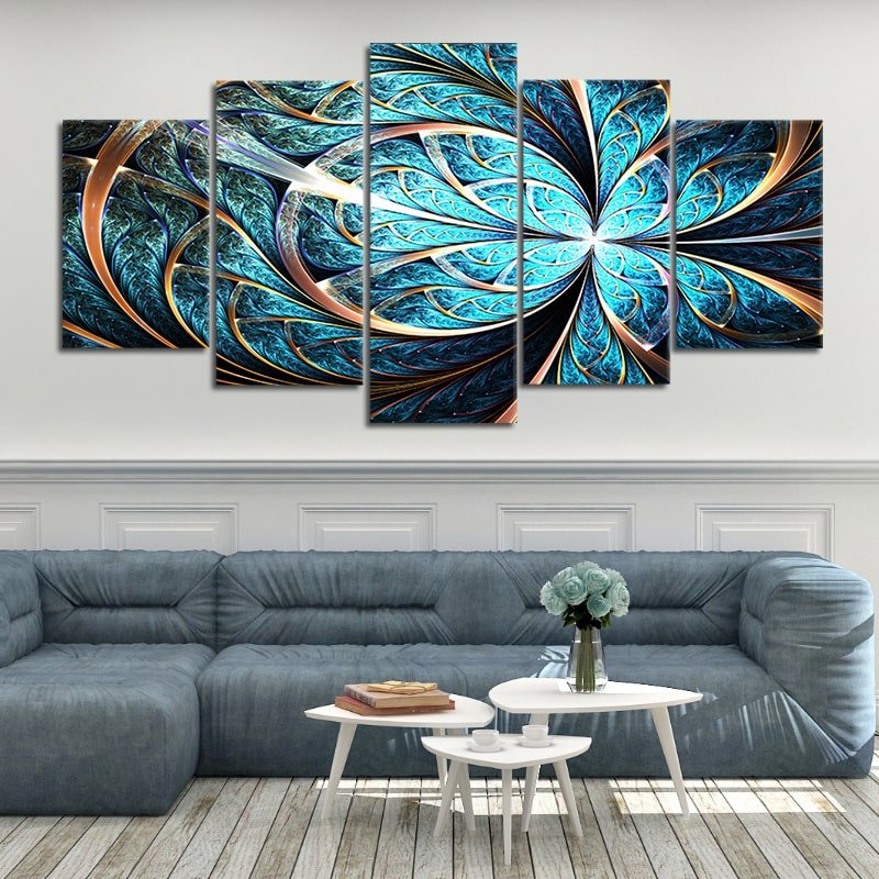 ROSES ON BLUE 6X6 CANVAS WALL ART – Sanctuary Home & Gifts