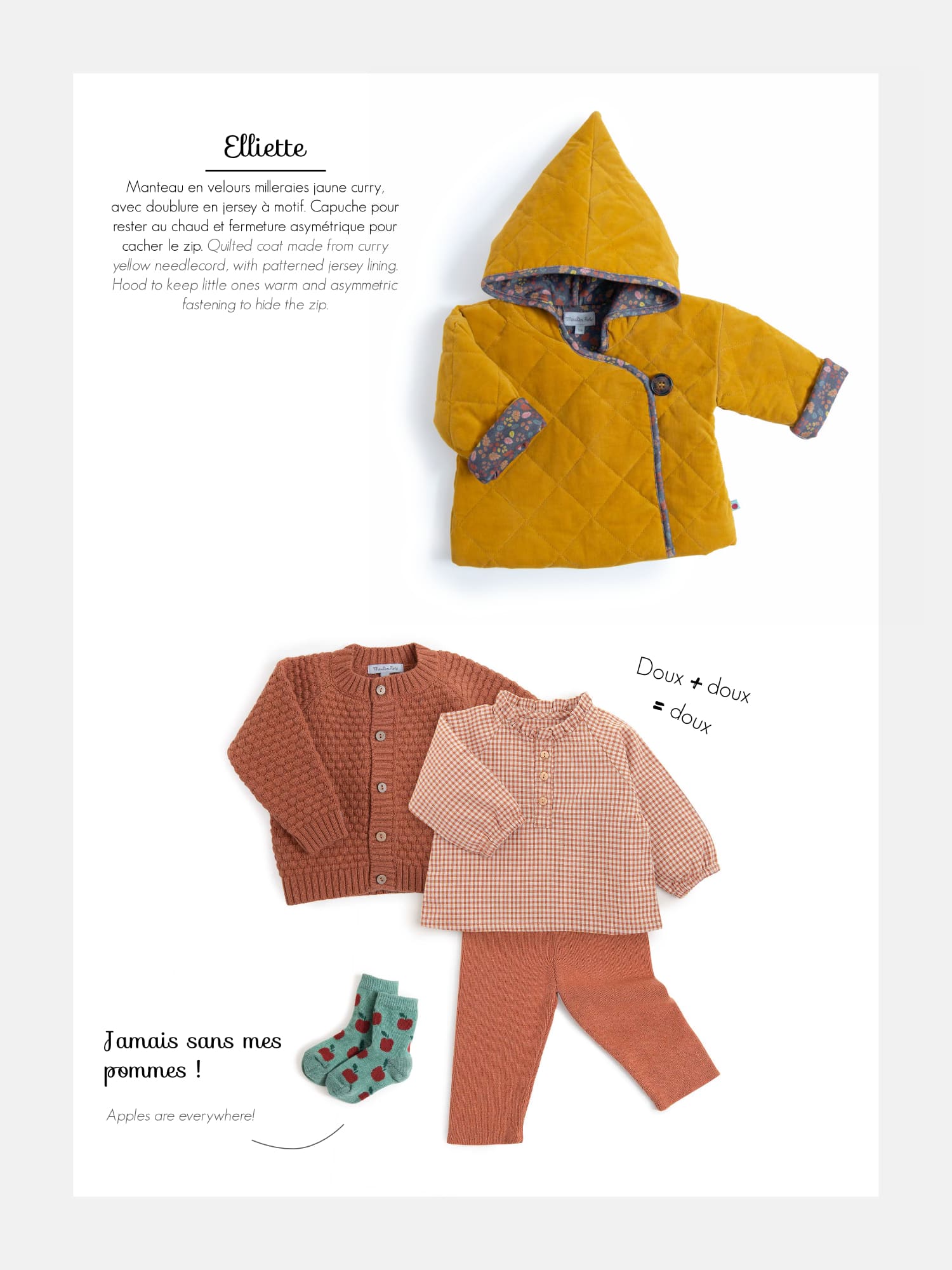 Catalogo Abbigliamento bambini moulin Roty Autunno Inverno 2021 Online PIPI e PUPU