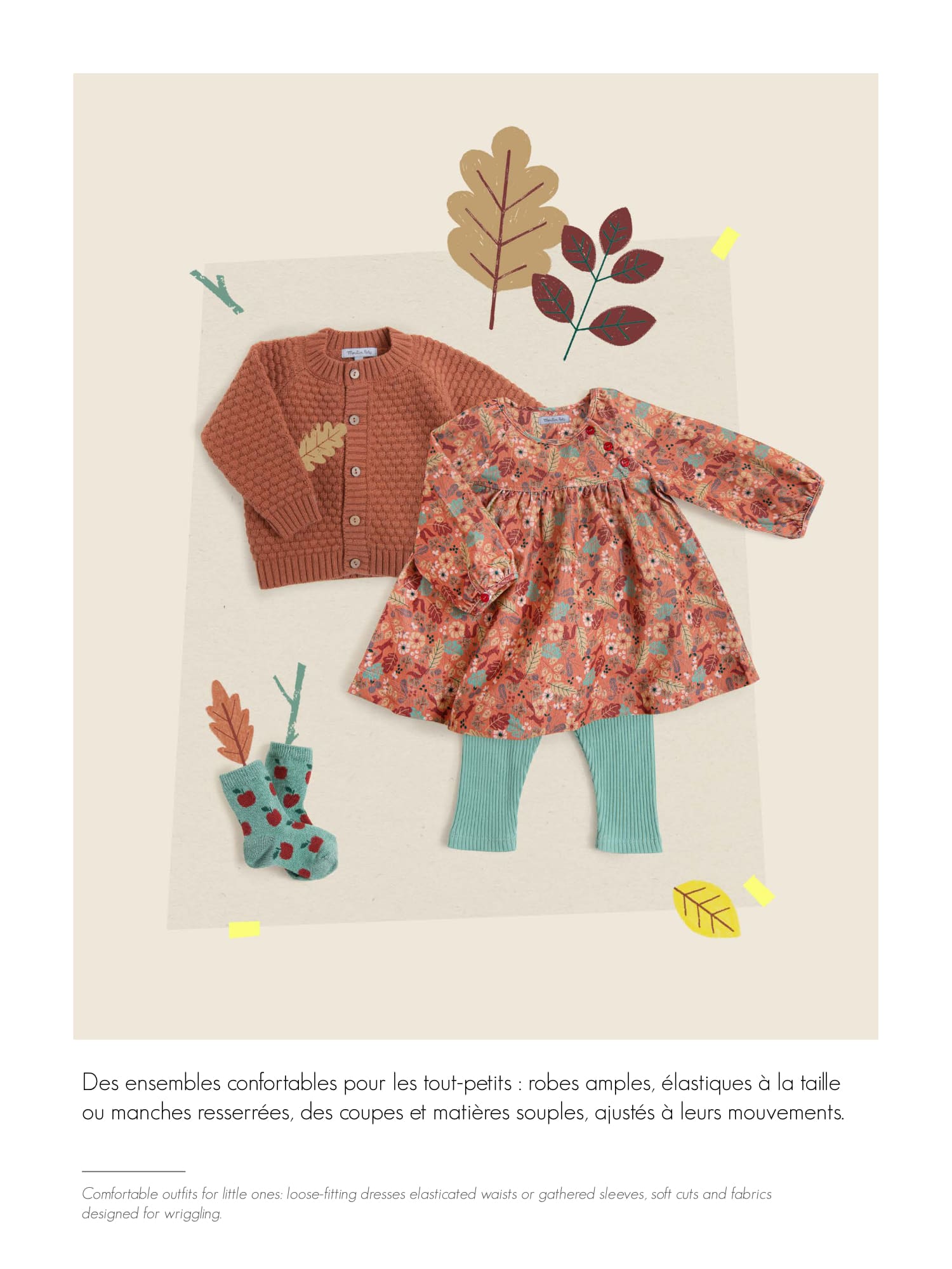 Catalogo Abbigliamento bambini moulin Roty Autunno Inverno 2021 Online PIPI e PUPU