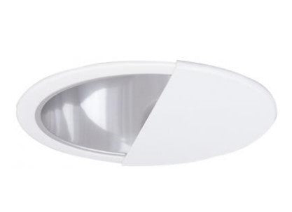 ELCO Lighting ELA95SC 6 Inches Wall Wash with Reflector Trim Clear with White Ring Finish