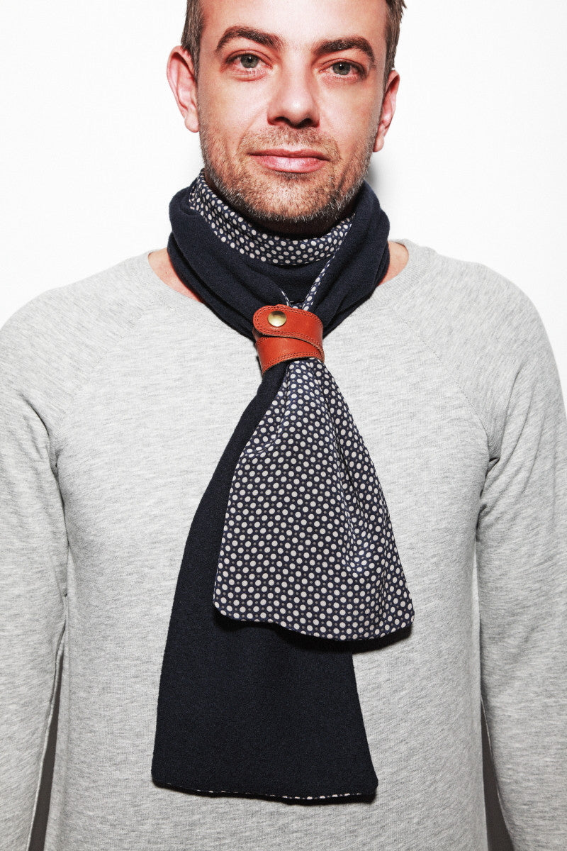 Mens winter scarves|silk|leather|wool and jersey. – REW