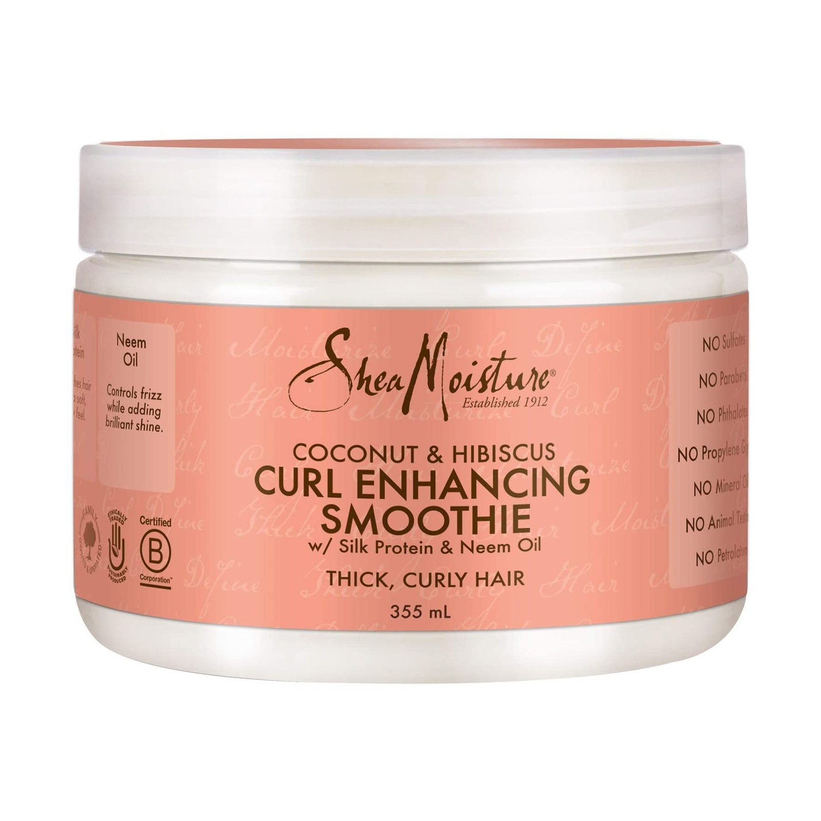 Shea Moisture Coconut and Hibiscus Curl Enhancing Smoothie 355 ml - AQ  Online