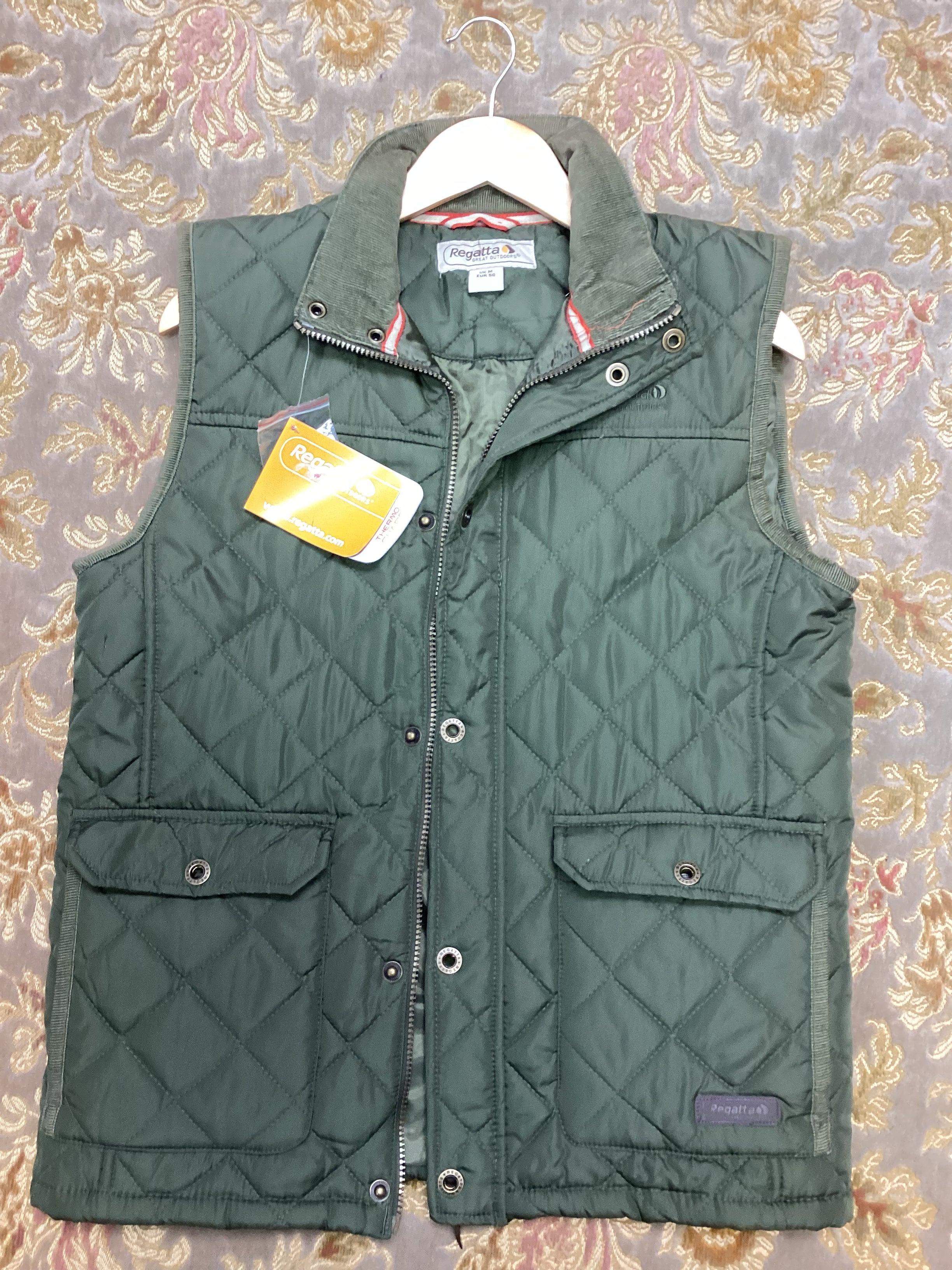 Regatta Mens Sleeveless Body Warmer Green Puffer Jacket - BNWT - Size M