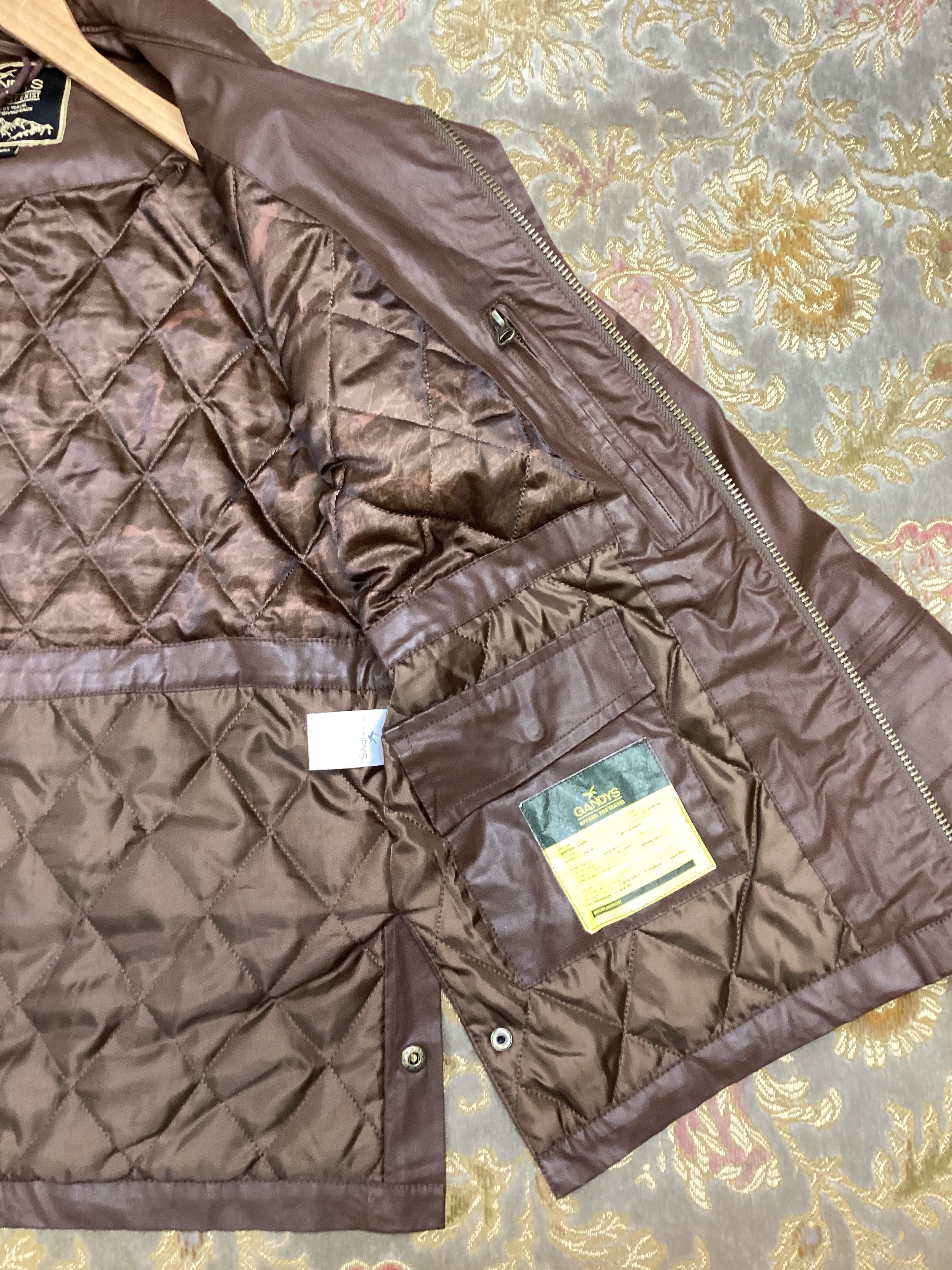 Gandys Brown Unisex Jacket - Mens XS/Ladies S - Very Good Condition
