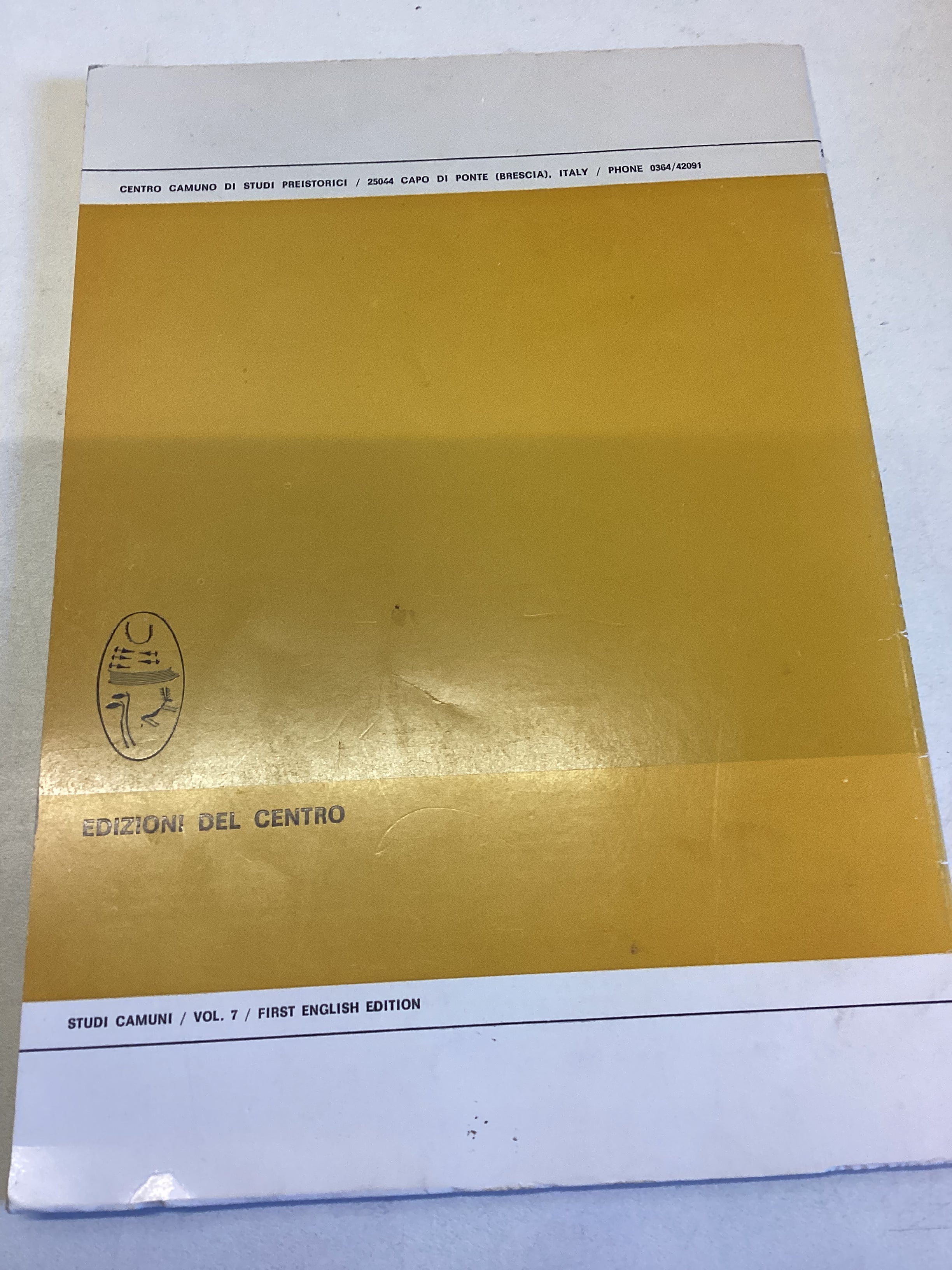 Methods of Recording and Analysing Rock Engravings First English Edition Emmanuel Anati