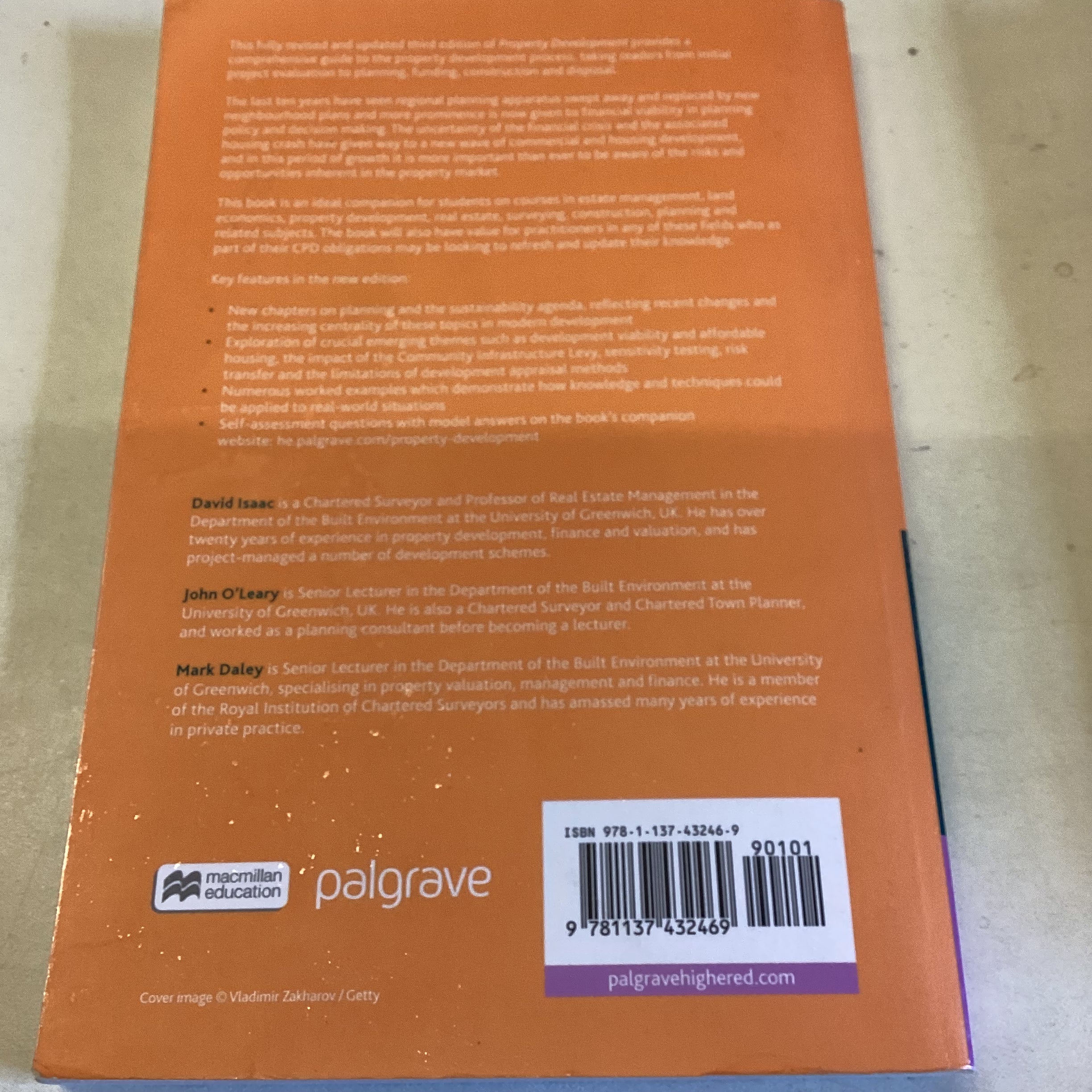 Property Development Appraisal and Finance Third edition David Issac, John O'Leary and Mark Daley