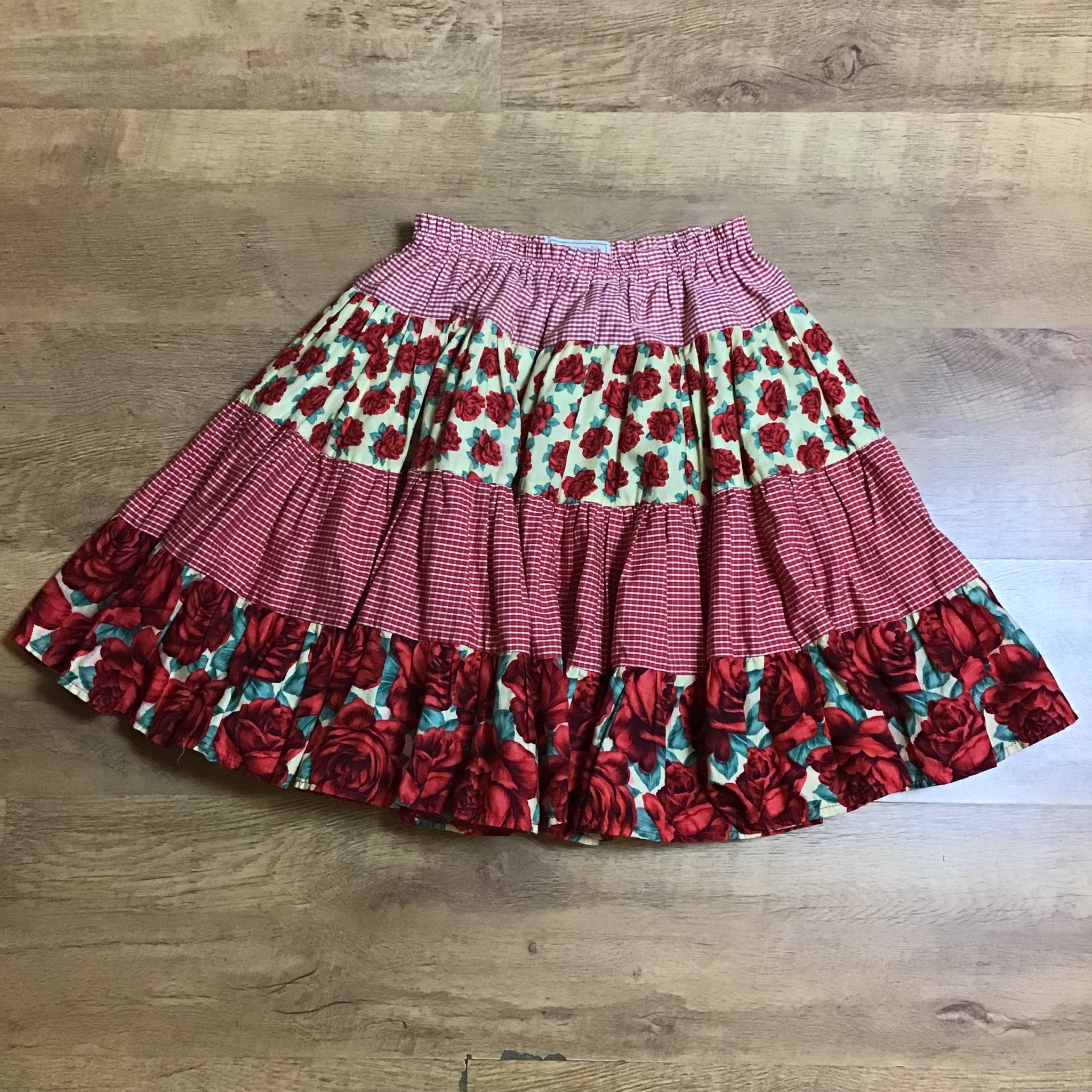 cotton rose skirt