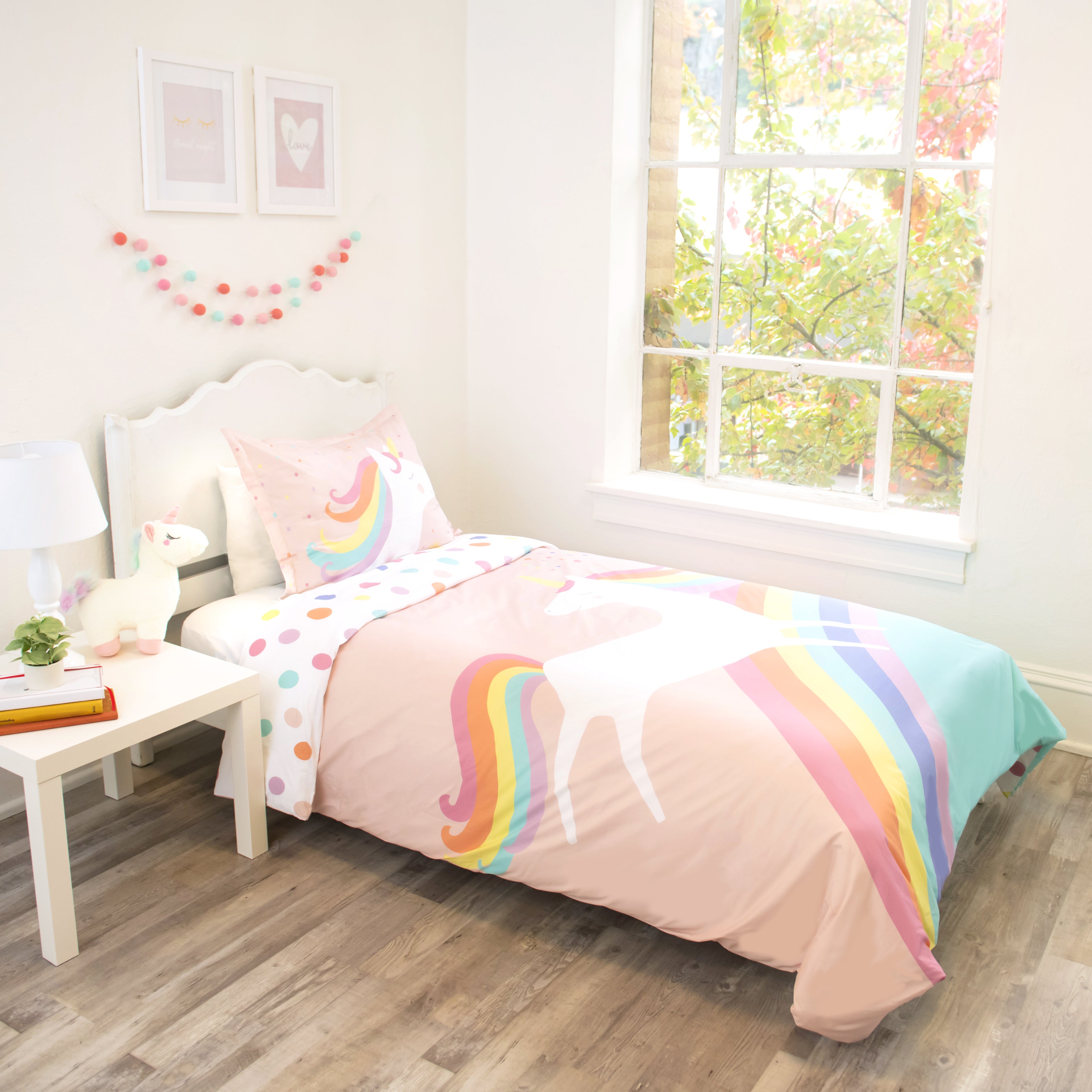 unicorn twin sheet