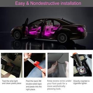 Multicolor Car Led Interior Atmosphere Lights With Music Activation