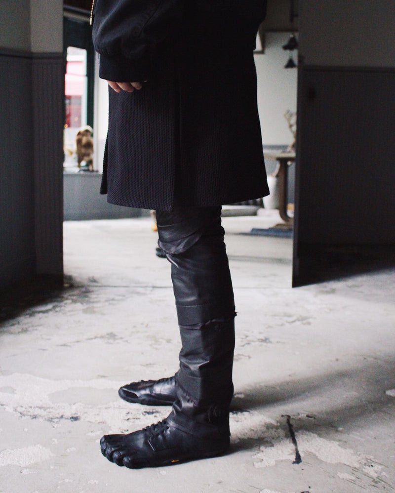 sulvam サルバム 22AW SCARS HORCE LEATHER TROUSERS スカーズ ホース