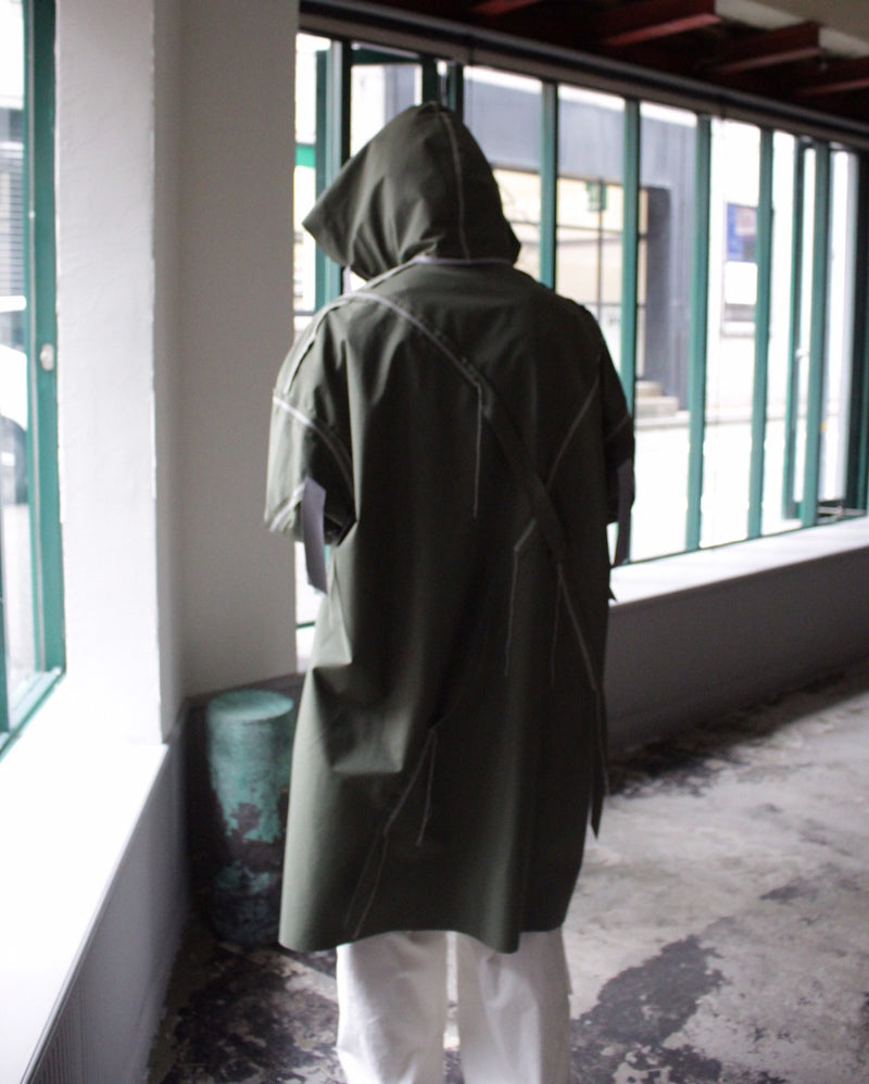 春のコレクション サルバム】CUTTING sulvam HOODED COAT cutting