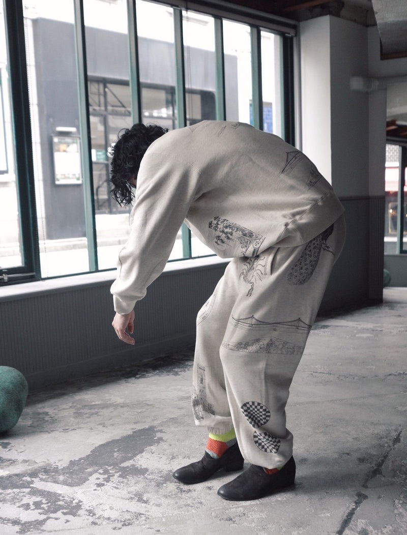 ensou. エンソウ born sweat pants スウェットパンツ裾幅125 - その他