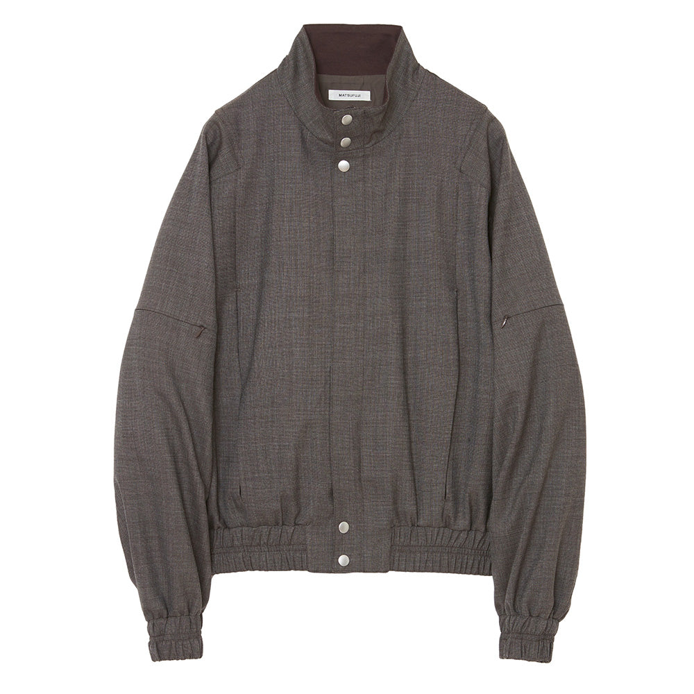 MATSUFUJI Wool Stand Collar Jacket