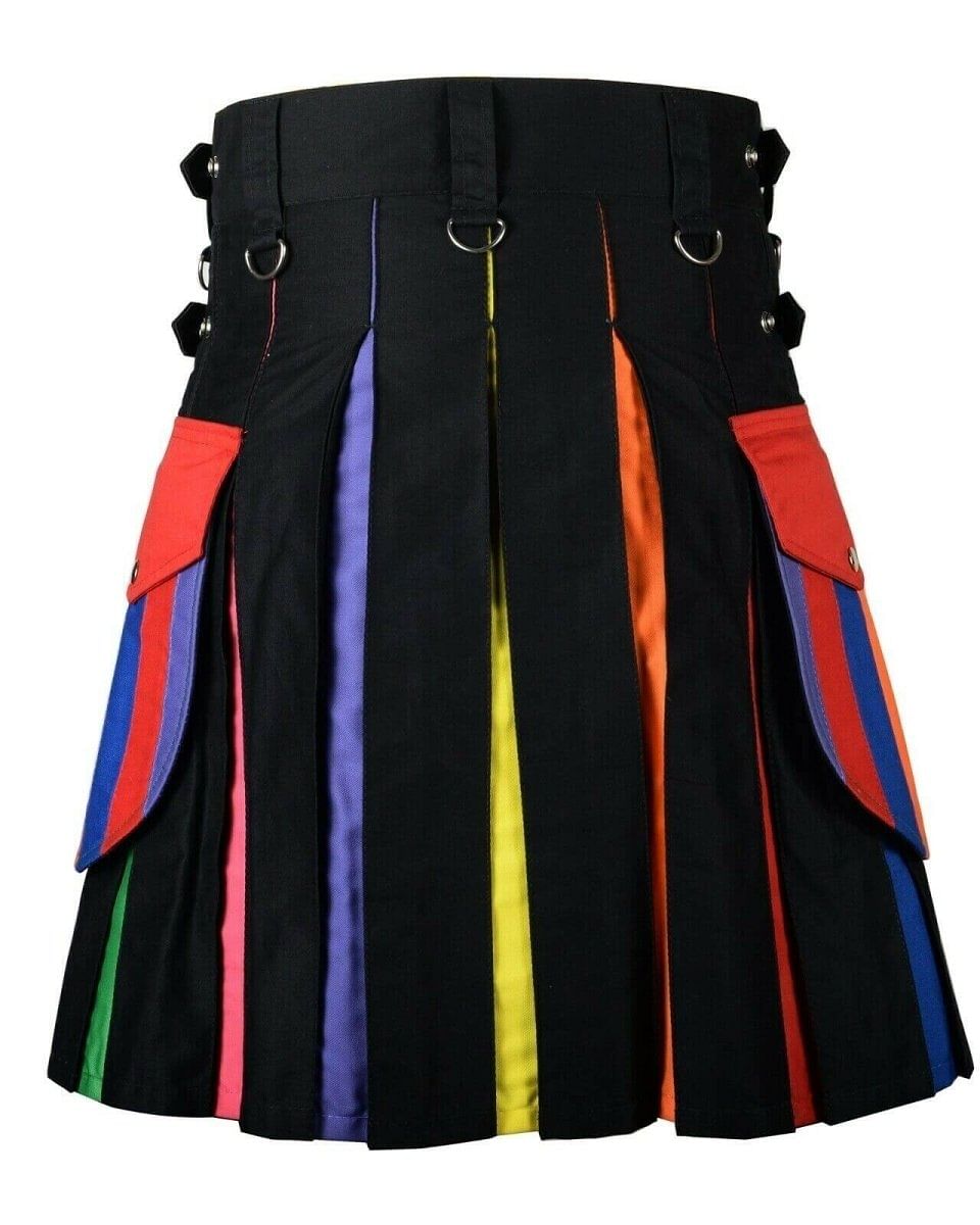 Men's Rainbow Utility Hybrid Kilt – Kilts Boutique