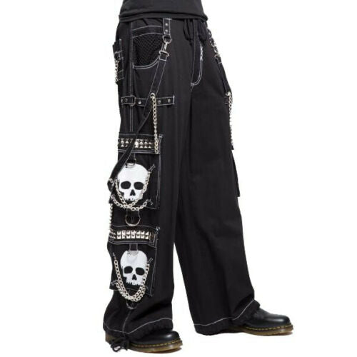 Men Gothic Black EMO Cotton Pant