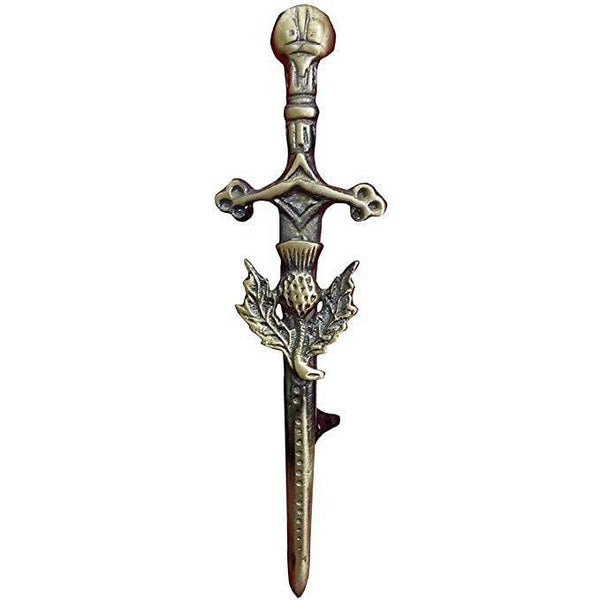Thistle Sword Highland Scottish Kilt Pin Antique Finish Kilt Pin - #Kilts Boutique#