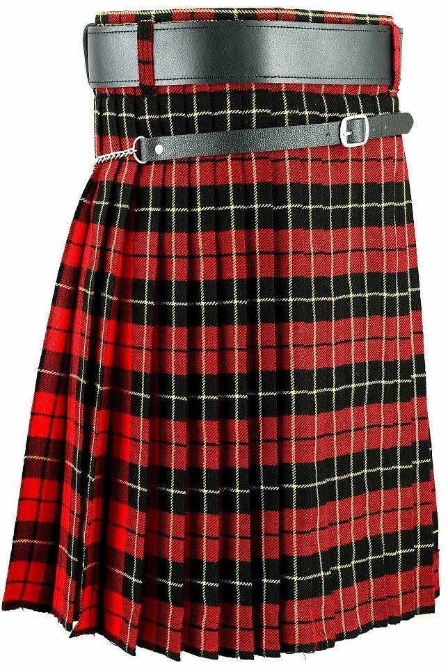 Wallace Scottish Men's Traditional Highland Dress Tartan Kilt Outfit 9 ...