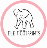 Image of a baby elephant as the Ele Footprints LLC Logo