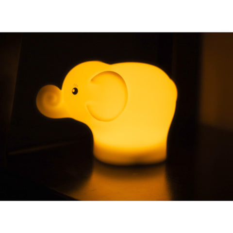 Elefootprints-Lumipets-LED Elephant Night Light-yellow elephant light