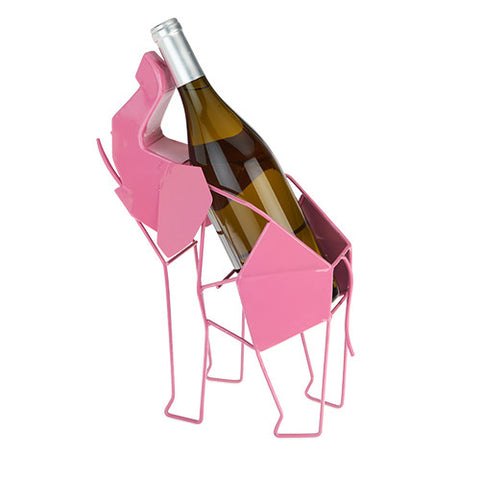Elefootprints-Pink-Elephant-Wine-Bottle-Holder