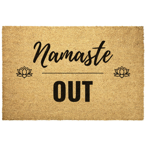 Namaste Out Welcome Mat