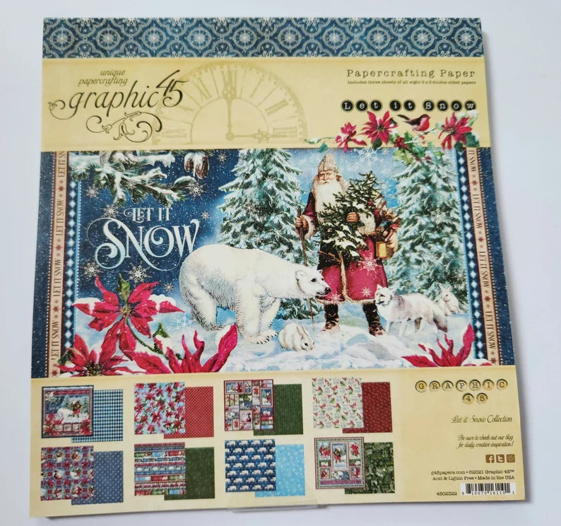 Graphic 45 Let It Snow Collection