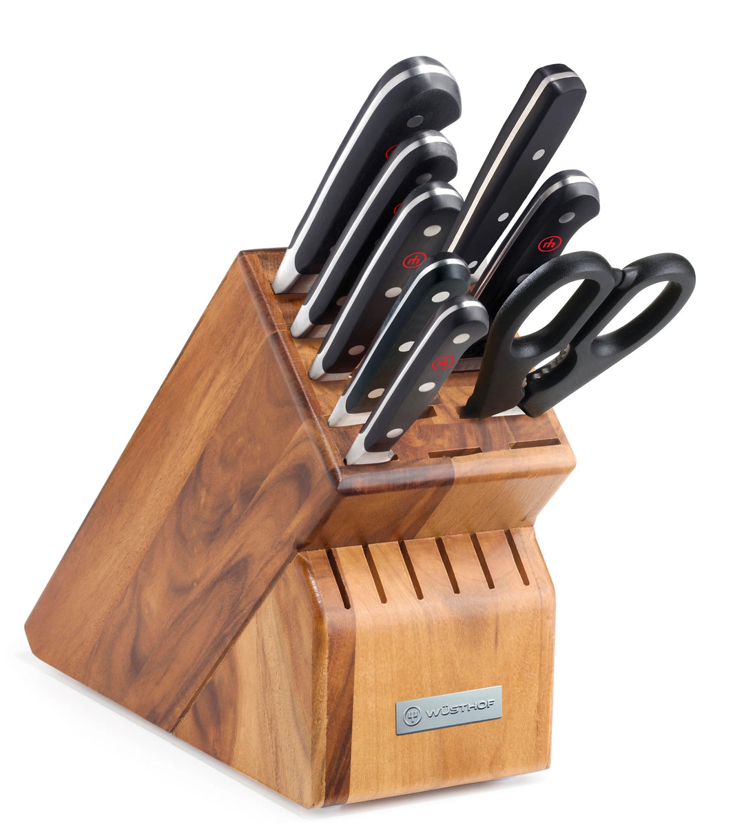 Wusthof Gourmet White Handle Knife Block Set – 16 Pieces