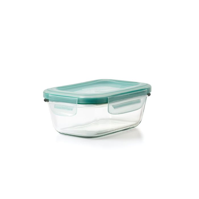 Glass Food Storage Containers, 8-Cup Food Containers with Lids, 2