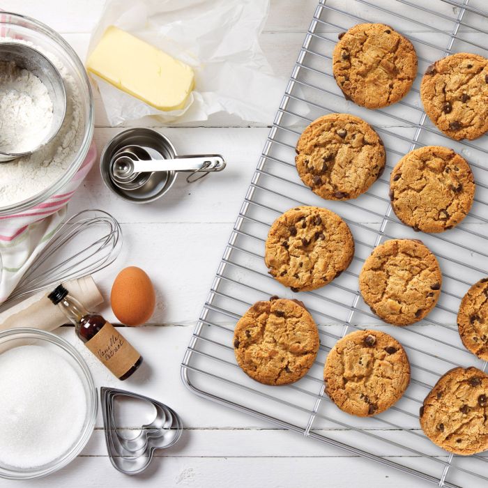 Mrs Anderson's Baking Quarter Sheet Cooling Rack - 8.5 x 12 - Cool  Cookies, Bread, Cakes - Silver - Bed Bath & Beyond - 31526388