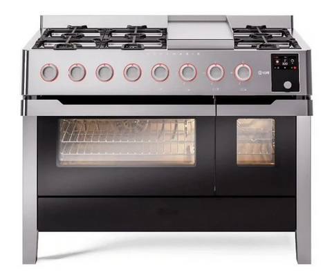 HOD Panoramagic 48-Inch Dual Fuel Range in Stainless Steel