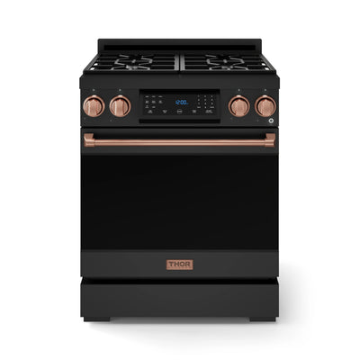 Gordon Ramsay by Thor Kitchen 30-Inch Professional Natural Gas Range with Tilt Panel Touch Control and ...