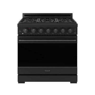 Gordon Ramsay by Thor Kitchen 36-inch Professional Natural Gas Range with Tilt Panel Touch Control and ...