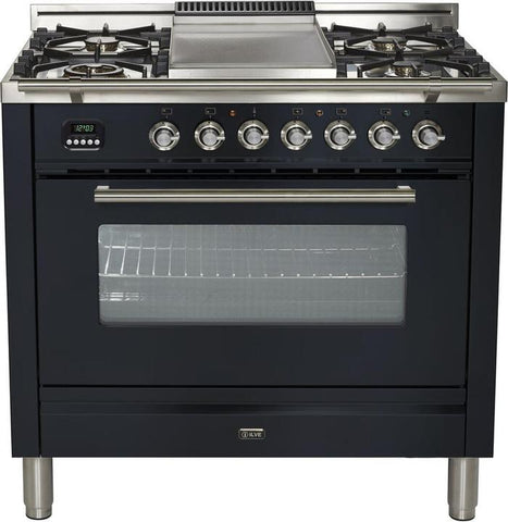 ILVE 5 burner dual fuel range