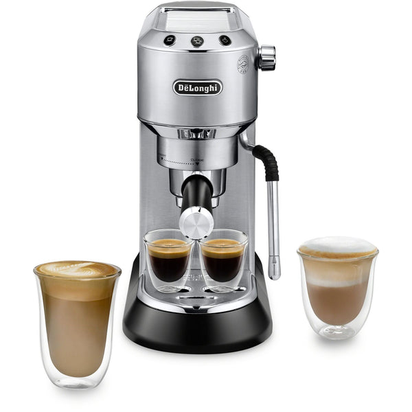 De'Longhi Stilosa Manual Espresso Machine, Latte & Cappuccino Maker, 15 Bar  Pump Pressure + Milk Frother Steam Wand, Black / Stainless, EC260BK, 13.5 x  8.07 x 11.22 inches: Home & Kitchen 