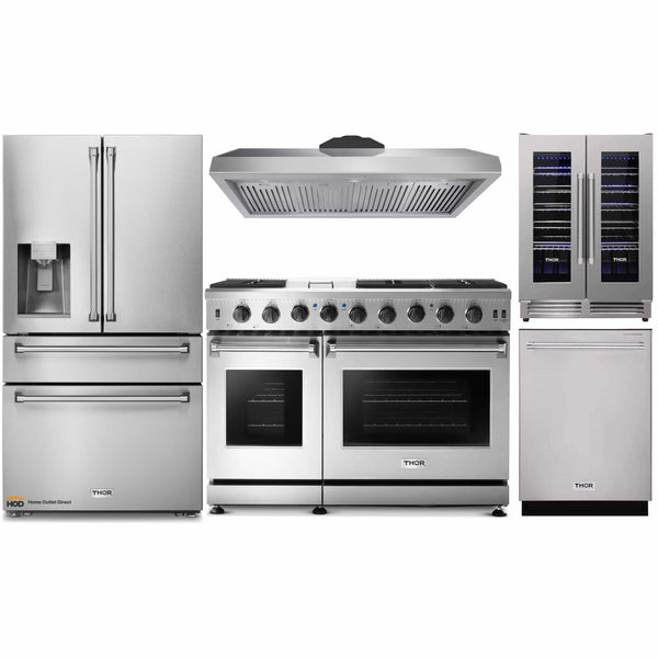 Thor Kitchen 48 in. Professional Stainless Steel GAS Range - LRG4807U