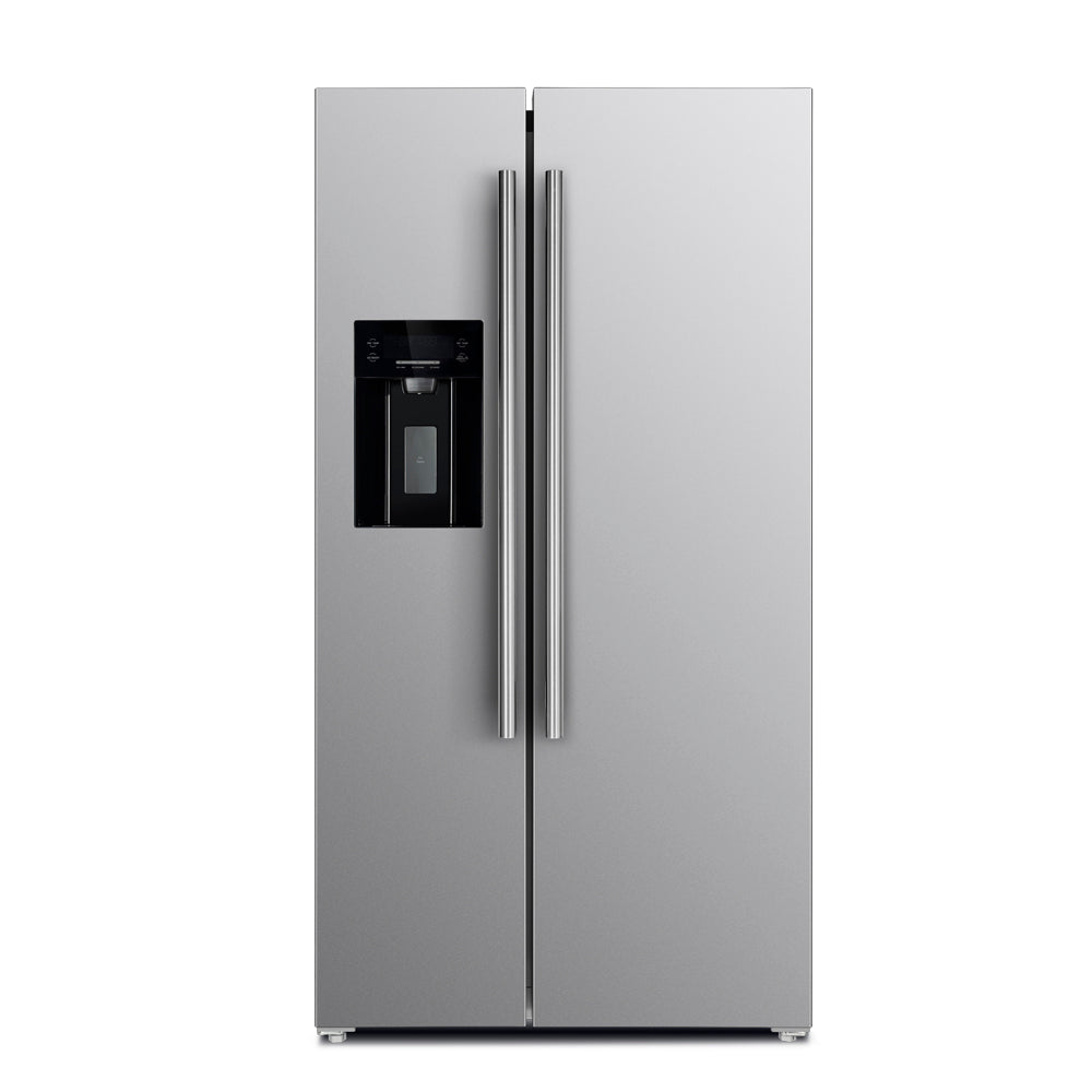 Forno 36-Inch Side by Side 20 cu.ft Refrigerator in Stainless Steel wi