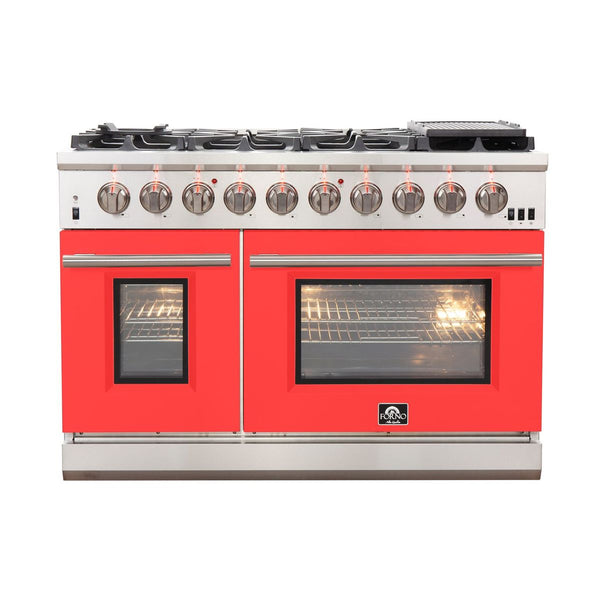 Forno 48 Gas Range w/ Air Fryer, 8 Burners (FFSGS6291-48)