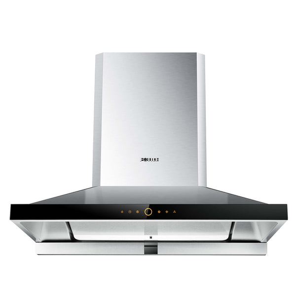 FOTILE JQG7501 30 Wall Mount Range Hood with 510 CFM Blower and 3 Fan Speeds - Onyx Black Tempered Glass