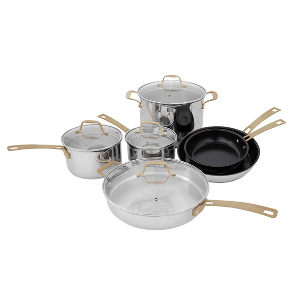 Ceramic Cookware & Minis Set, Nonstick Pots & Pans Set, Non-Toxic