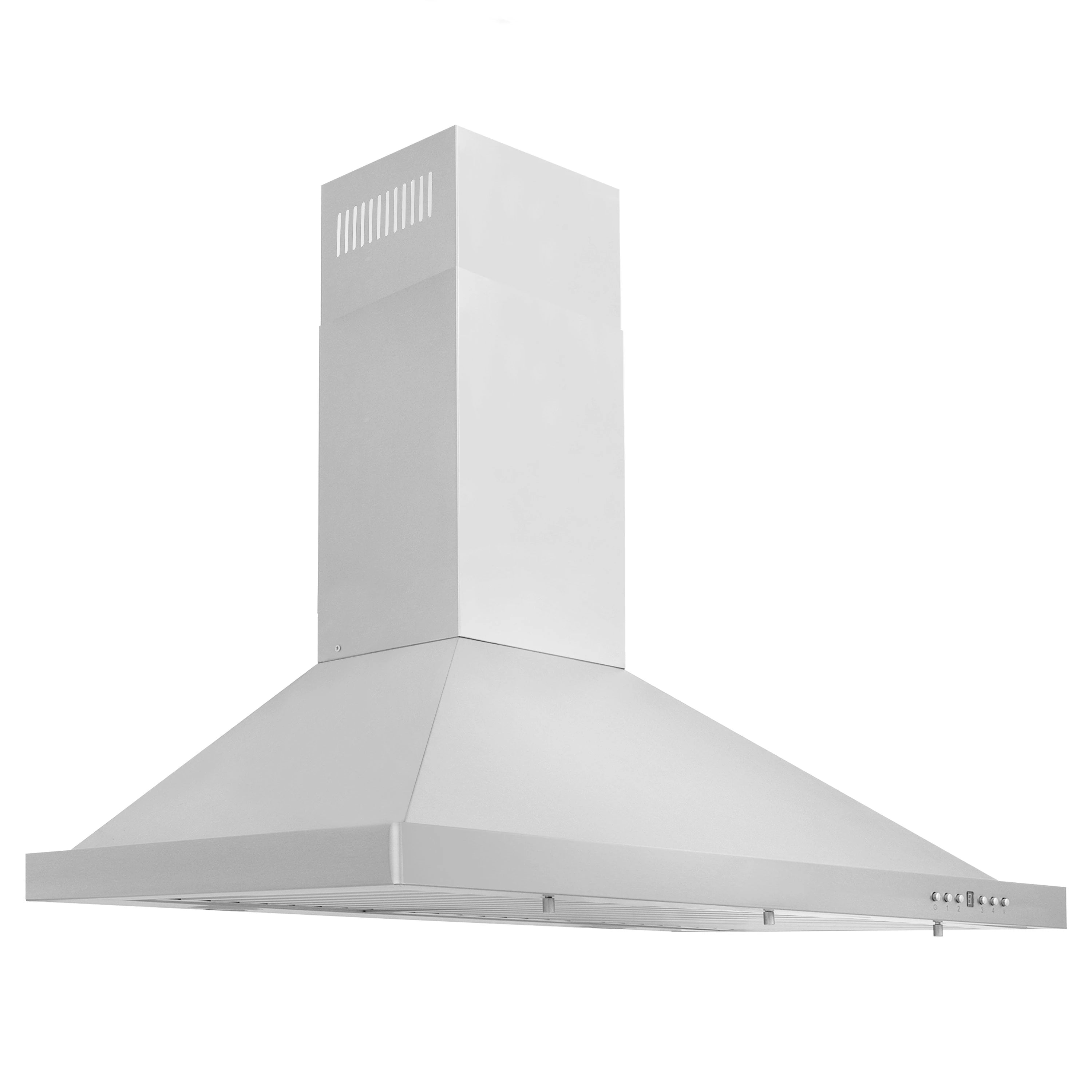 ZLINE 30-Inch Designer Series Wall Mount Range Hood in DuraSnow Stainless  Steel with Mirror Accents (655MR-30)