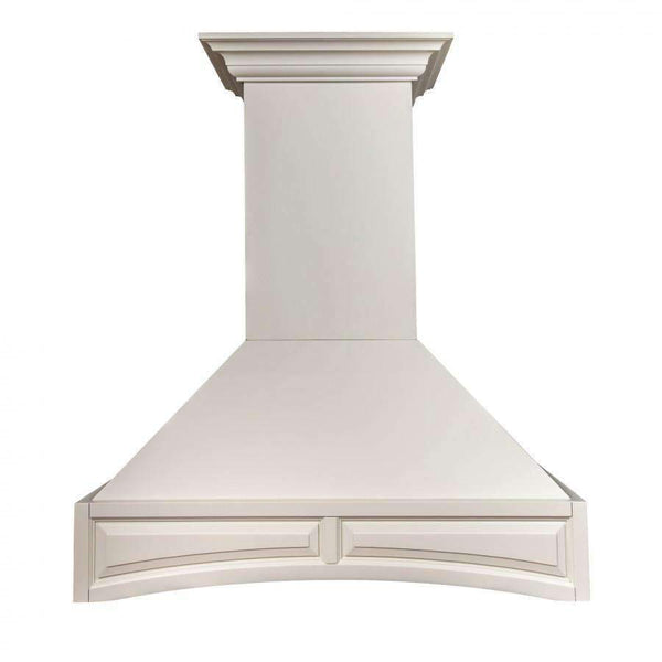 Range Hoods - 30'', 36, 42, and 48 Wooden Wall Mounted Range Hoods with  Chimney, with or without Decorative Arch by Omega National