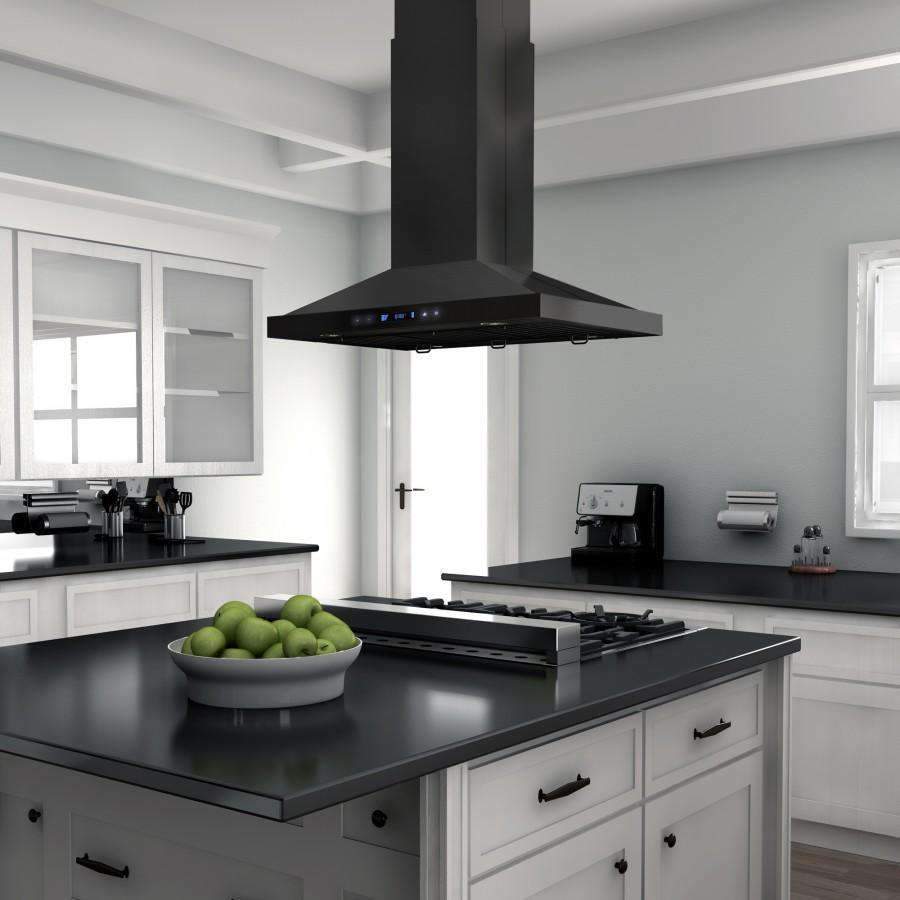 48 island range hood stainless steel