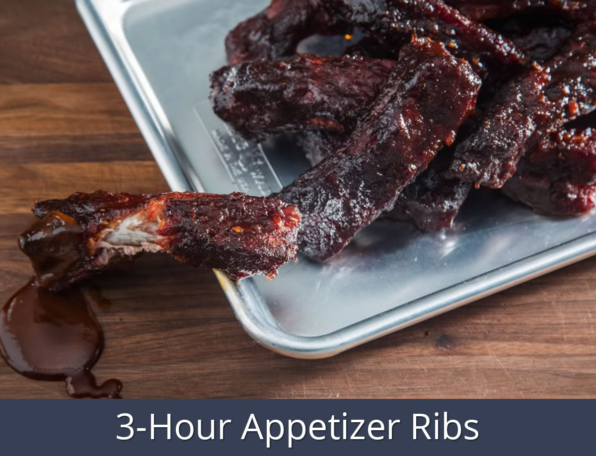 3- Hour Appetizer Ribs Recipe | SnS Grills