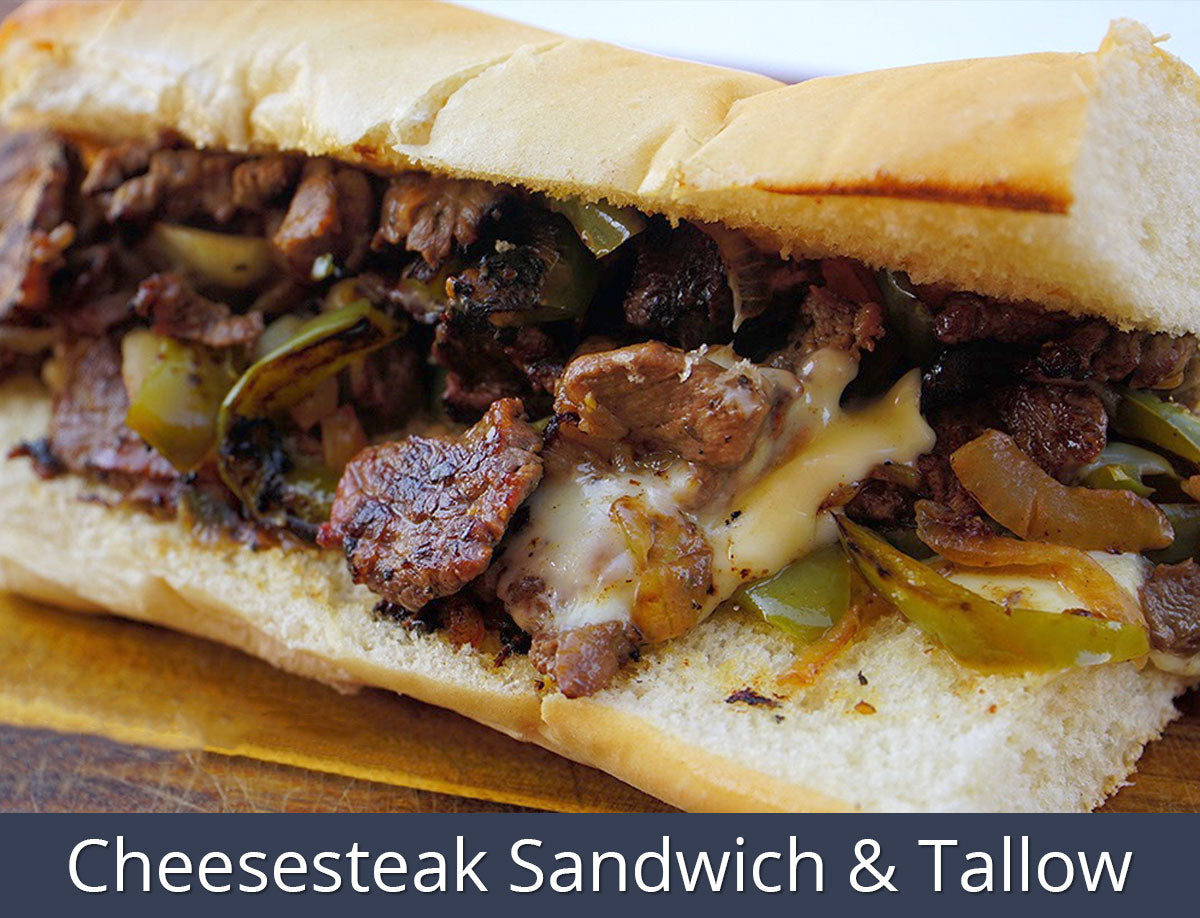 Cheesesteak Sandwich & Tallow Recipe | SnS Grills