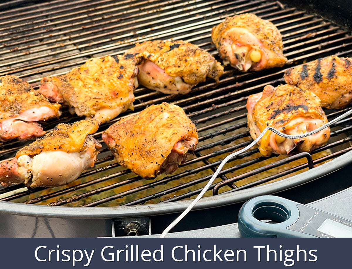 Crispy Grilled Chicken Thighs Recipe